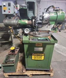 3-1/8" Rush #382, heavy duty semi-auto drill & tool grinder, self-centering 6-jaw chuck, pneumatic