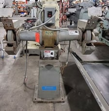 12" Cincinnati #103, dual pedestal grinder, 12" x 2" x 5" wheel, 1800 RPM, 2 HP