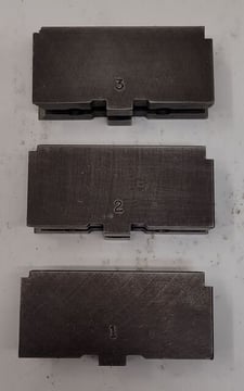 Lathe Chuck Jaws, 3 piece set