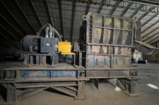 American Pulverizer #4850, hammermill, 15-35 TPH, 400 HP, 48" x 50" rotor, infeed & discharge conveyors