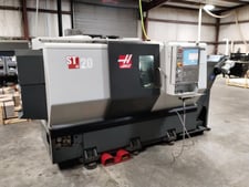 Haas #ST-20, CNC lathe, 21" swing, 2" bar, Samchully 3-jaw chuck, 13" turning diameter, 22.5" turning length