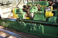 14" x 96" Norton #LCTU, plain hydraulic cylindrical grinder with shoulder grinding, coolant system