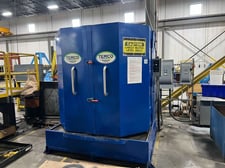 Temco #T-65 Tidal Wave parts washer spray cabinet, 65" turntable diameter, 65" working height, 2024