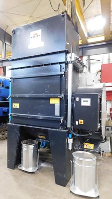 1800 cfm Keller L-CUTNEO L-6K, 6 filter dust collection unit, 7.5 HP, 2025