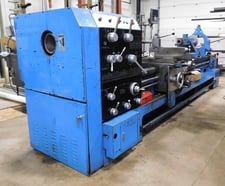 29"/42" x 120" Clausing #LA29120, engine lathe, 20" 6-jaw chuck, 6" hole, Newall C80 2-Axis digital read out