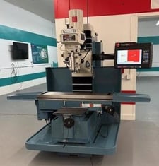 Trak #DPM-RX5, vertical bed mill, 50" x12" tbl., 5 HP, 41" X, 20.5" Y, 24" Z, 40-5000 RPM, ProtoTRAK RMX