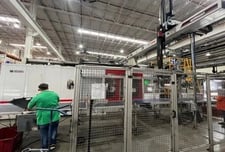 1820 Ton, 540 oz., Milacron #MG-1800-540, 72.2" x 55.3" tie bar spacing, 129.9" daylight, Mosaic Control, 2