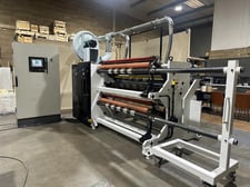 SRC Systems #365-Duplex, Slitter Rewinder, 63" wide, 40" unwind diameter, 20" rewind, 1300 FPM, 2010