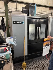 Hurco #VMX30I, CNC vertical machining center, 24 automatic tool changer, 30" X, 20" Y, 24" Z, 12000 RPM, #40