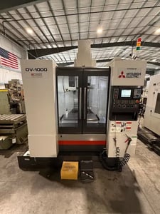 Mitsubishi Litz #DV-1000, CNC vertical machining center, 40.2" X, 22" Y, 23.6" Z, 15000 RPM, #40, 22" x39.3"