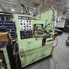 Sykes #H160, Horizontal Gear Hobber, 6.5" diameter, 10" max. cut length, automatic cycles, 440 Volt, (2