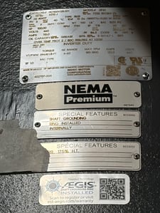 100 HP 1800 RPM U.S. Motors, Frame 4040TP, VHS, vertical hollow shaft, weather protected enclosure type 1