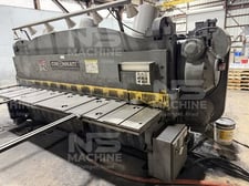 3/8" x 12' Cincinnati #2512G, Power Squaring Shear, 20 HP, 36" Back Gauge, 2019
