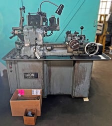 Hardinge #HC, Chucker Turret Lathe, 6" chuck, 125-3000 RPM, 9" diameter, 220 V.