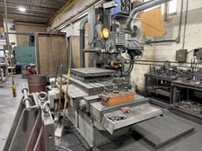 4" Devlieg #43H-72, CNC Spiramatic horizontal boring mill table type, 20" spindle travel, 72" X, 60" Y, power
