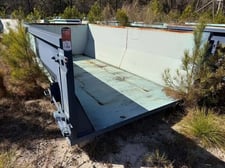 15' Wastequip #12YD, open top roll off container, 42" H x 14' interior length, 7GA floor, 10 GA