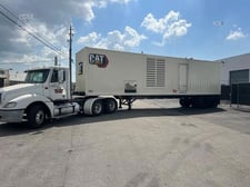 1400 KW Caterpillar #3512B, Towable Diesel Generator, 2500 amp floor standing breaker, 40' sound attenuated