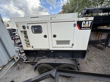 100 KW Caterpillar #XQ100, Portable Diesel Generator Set, CAT C4.4 engine, 1800 RPM, Multi Voltage, 1600