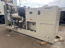 500 KW MTU #DS00500, Onsite Diesel Generator Set, Square D Powerpact PG800 main breaker, HotStart block