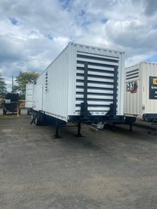 2000 KW MTU, Portable Diesel Generator, CAT EMCP 4.2 control panel, 2922 HP Mitsubishi engine, 1800 RPM