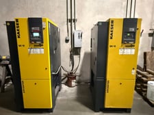 15 HP Kaeser #SK-15, Air Center Rotary Screw Air Compressor with integrated air dryer, 2021