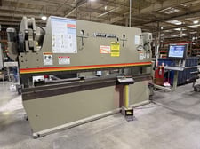 175 Ton, Accurpress #717512, Hydraulic Press Brake, 12' overall, 125" between housing, 8" stroke, 10" throat