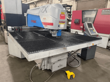 33 Ton, Euromac #ZX-Flex, CNC Punch, 40" x 50" travel, 1.22" stroke, 11 HP, 375 SPM, 10 station, Euromac CNC