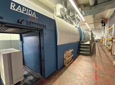 KBA #Rapida-105-6LTTL-CX, Sheetfed offset, 6 color & coater, UV & IR dryer, 121M impressions, 2007