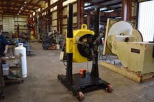 5400 lb. LJ Welding #ARC-30-P-200, pipe positioner, T-30 gripper chuck, variable speed rotation, hand pendant