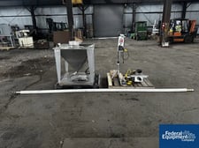 2" Hapman #300, Helix Flexible Screw Conveyor, Stainless Steel, 15' tube, 2 Hp auger