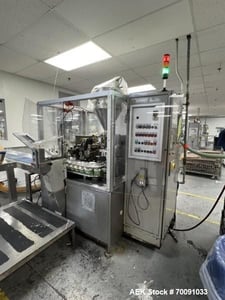 Norden #NM700HA, Automatic Hot Air Plastic Tube Filler, 70 TPM, 10-50mm diameter x 50-250mm L, Stainless