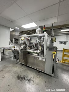 Norden #NM902, Automatic Hot Air Plastic Tube Filler, 100 TPM, 10-50mm diameter x 50-250mm L, 1-300 mL Fill