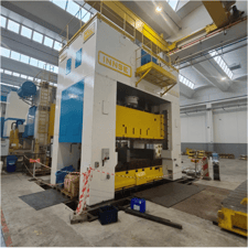 500 Ton, Clearing #S4-500-3657-2134, 3657 x 2134 mm Die Space, 250" mm Stroke, 988 mm Shut Height, 18-55 SPM