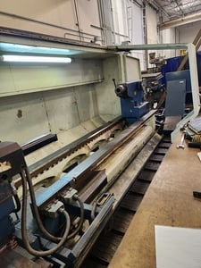 Dean Smith & Grace #4432PX156, Cnc Hollow Spindle Lathe, 44" swing, 156" between housing, 32" swing over