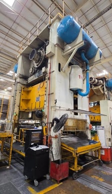 1000 Ton, Verson #S4-1000-120-72T, 120" x 72" Die Space, 24" Stroke, 15-30 SPM
