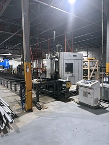 Ficep #Excalibur-12, CNC drill, 60' inlet conveyor, 6 ATC, 5000 RPM