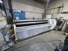 120" x 1/4" Bertsch #4R-HMS-3100/220, 4-roll double pinch bending roll, 2015