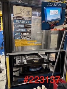 Larson #Flash-25, spring tester, 2000 lb. capacity, serial #4864021215, 2015