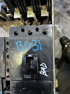 125 Amps, Square D #125A, electrical breaker