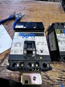 30 Amps, Square D #30A, electrical breaker