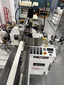 Glebar #GT-610M, Centerless Grinder, 10" diameter x 8-5/8" work wheel, 15 HP, 2500 RPM, bar feed, 2022