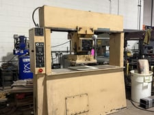 Samco #GTH-1655, Clicker Die Cutting Press, Traveling Head, 20" x 20" cut area, 2 stroke, 7" daylight, 3 HP,
