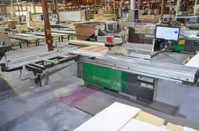 Altendorf #F-45/ELMO-4, Programmable Sliding Table Saw, 17.72" diameter blade, 130.12" max. cutting length