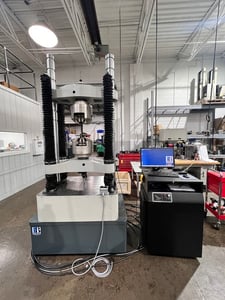 Tinius Olsen #Electomatic, 120k (600kN) 4-Screw Tensile & Compression Test System, 48" tension testing