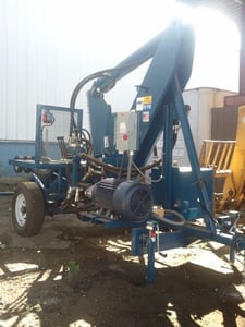 TCI #TC-125, tire shear/cutter, trailer mounted, portable, 460 V., 3 phase, made in the USA