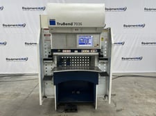 40 Ton, Trumpf #Trubend-7036, electromechanical CNC press brake, 3.4'OA, 37" between housing, 4.72" stroke