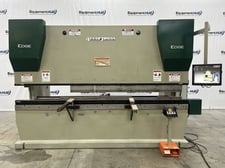 250 Ton, Accurpress #Edge-425012, 6-Axis CNC press brake, 12' overall, 126" between housing, 10" stroke, 2013