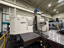 4.3" Toshiba, Shibaura #110R16, horizontal boring mill, Tosnuc 888 CNC Control, 55" x 63" full B-Axis rotary
