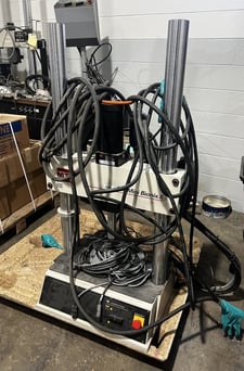 3.3 KIP, MTS #858-Mini-Bionix-II, 2-columns, 17-1/2" btwn columns, 9.25" x 6.75" table, 4" stroke actuator