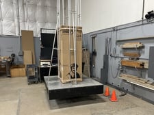 MTS #245.06, hydrostatic actuator with LVDT, 6.6 KIP (30kN), 6" dynamic stroke, 3000 psi, reconditioned &